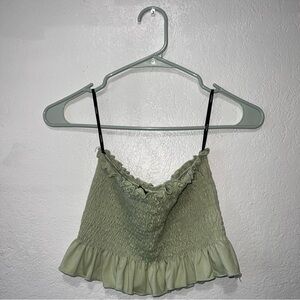 Mint green tube top